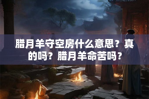 腊月羊守空房什么意思？真的吗？腊月羊命苦吗？