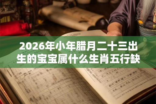 2026年小年腊月二十三出生的宝宝属什么生肖五行缺什么？
