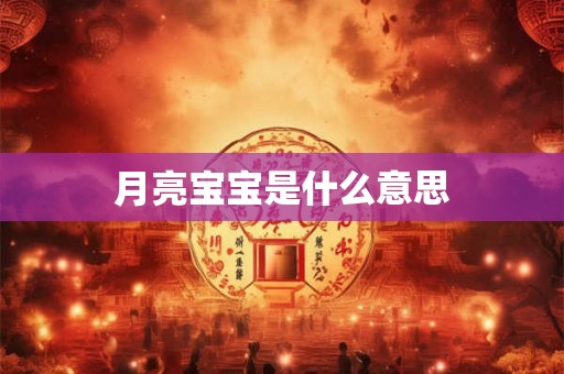 月亮宝宝是什么意思
