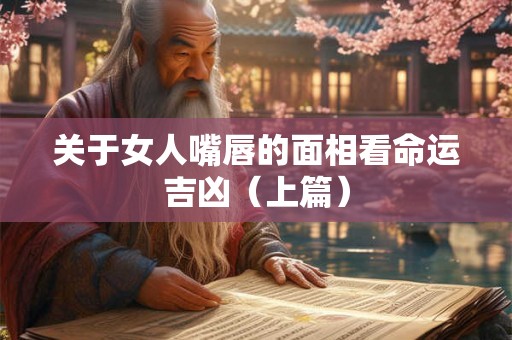 关于女人嘴唇的面相看命运吉凶（上篇）