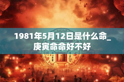 1981年5月12日是什么命_庚寅命命好不好