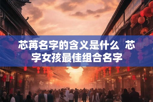 芯苒名字的含义是什么  芯字女孩最佳组合名字