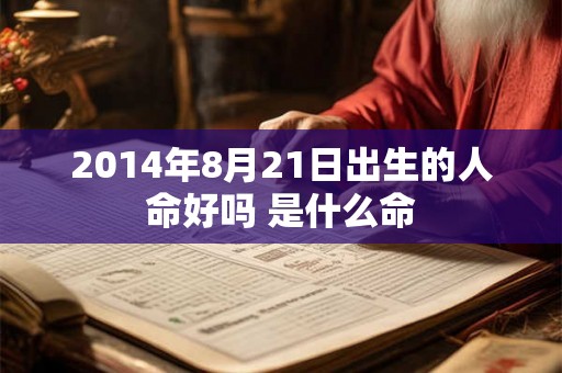 2014年8月21日出生的人命好吗 是什么命
