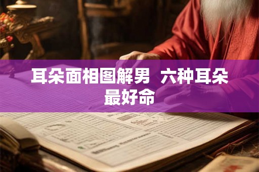 耳朵面相图解男  六种耳朵最好命