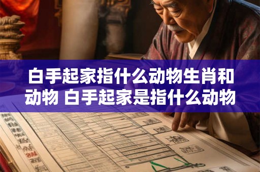 白手起家指什么动物生肖和动物 白手起家是指什么动物