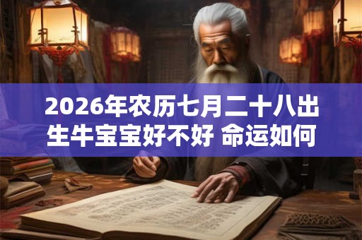 2026年农历七月二十八出生牛宝宝好不好 命运如何