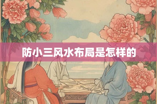防小三风水布局是怎样的