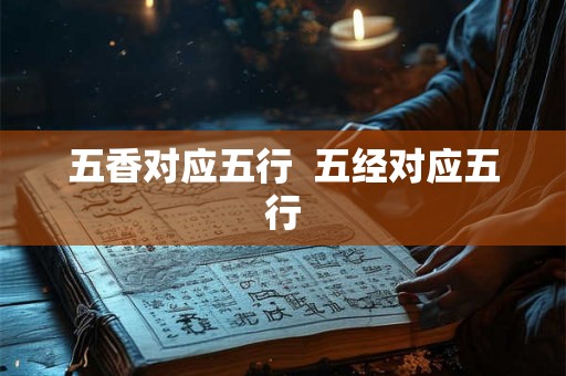 五香对应五行  五经对应五行