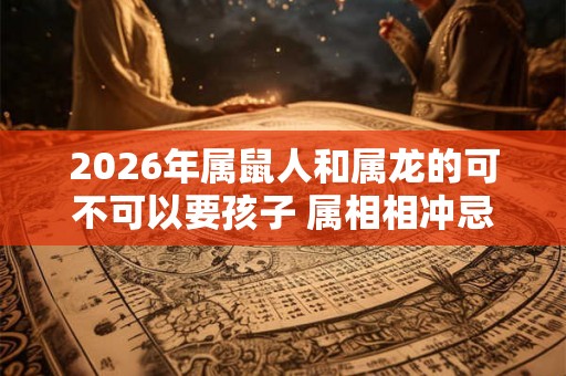 2026年属鼠人和属龙的可不可以要孩子 属相相冲忌生子 2026年属鼠人和属龙的可不可以要孩子 属相相冲忌生子