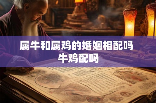 属牛和属鸡的婚姻相配吗 牛鸡配吗