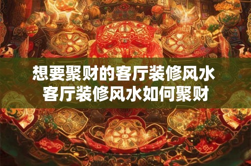 想要聚财的客厅装修风水 客厅装修风水如何聚财