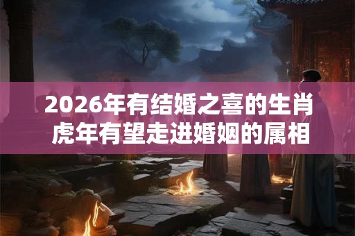 2026年有结婚之喜的生肖 虎年有望走进婚姻的属相