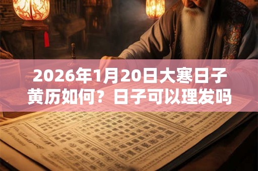 2026年1月20日大寒日子黄历如何？日子可以理发吗？