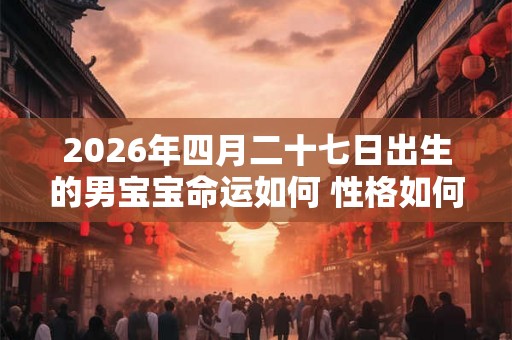 2026年四月二十七日出生的男宝宝命运如何 性格如何 2026年四月二十七日出生的男宝宝命运如何 性格如何