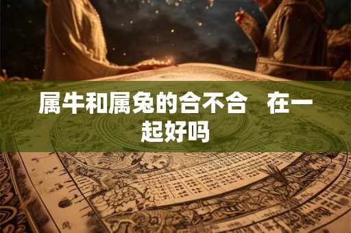 属牛和属兔的合不合   在一起好吗