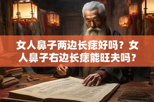 女人鼻子两边长痣好吗？女人鼻子右边长痣能旺夫吗？