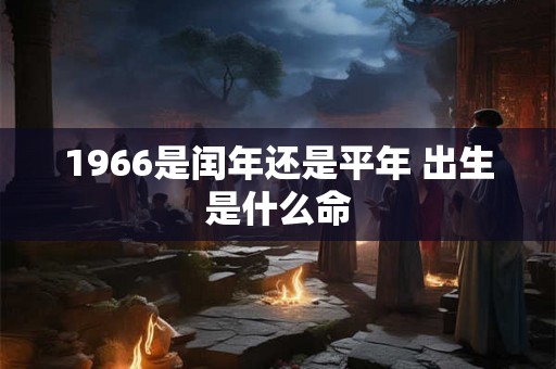 1966是闰年还是平年 出生是什么命