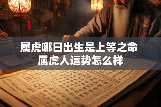 属虎哪日出生是上等之命 属虎人运势怎么样