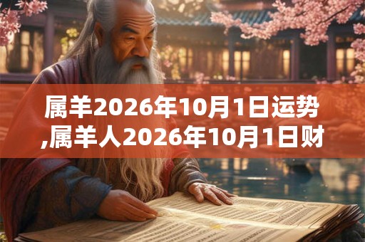 属羊2026年10月1日运势,属羊人2026年10月1日财运,生肖羊2026年10月1日运势