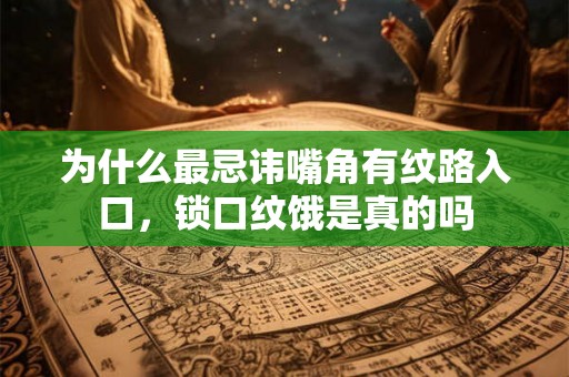 为什么最忌讳嘴角有纹路入口，锁口纹饿是真的吗