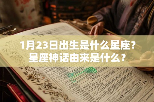 1月23日出生是什么星座？星座神话由来是什么？