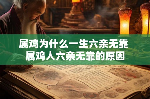 属鸡为什么一生六亲无靠 属鸡人六亲无靠的原因