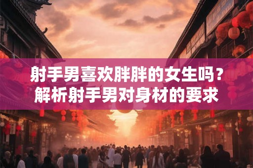 射手男喜欢胖胖的女生吗?解析射手男对身材的要求 射手男喜欢胖胖的女生吗?解析射手男对身材的要求