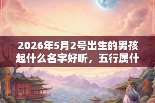 2026年5月2号出生的男孩起什么名字好听,五行属什么 2026年5月2号出生的男孩起什么名字好听,五行属什么