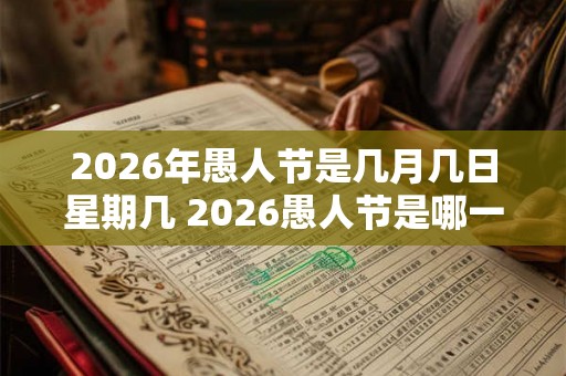 2026年愚人节是几月几日星期几 2026愚人节是哪一年