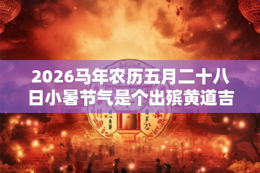 2026马年农历五月二十八日小暑节气是个出殡黄道吉日吗? 2026马年农历五月二十八日小暑节气是个出殡黄道吉日吗?