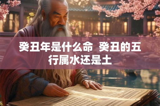 癸丑年是什么命  癸丑的五行属水还是土