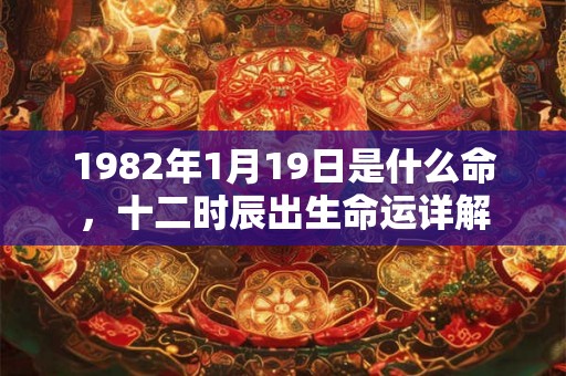 1982年1月19日是什么命,十二时辰出生命运详解 1982年1月19日是什么命,十二时辰出生命运详解