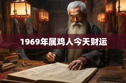 1969年属鸡人今天财运