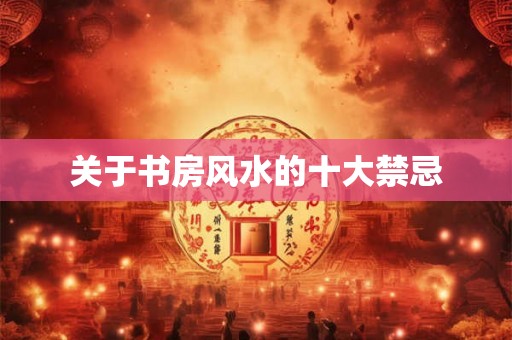 关于书房风水的十大禁忌