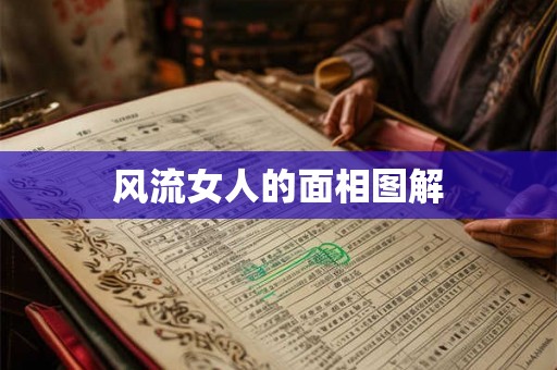 风流女人的面相图解