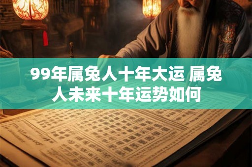 99年属兔人十年大运 属兔人未来十年运势如何
