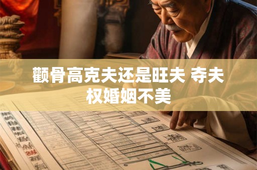颧骨高克夫还是旺夫 夺夫权婚姻不美 颧骨高克夫还是旺夫 夺夫权婚姻不美