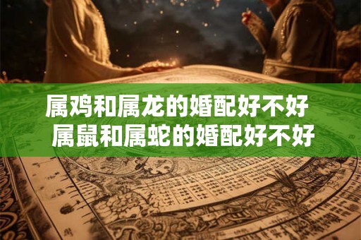 属鸡和属龙的婚配好不好  属鼠和属蛇的婚配好不好