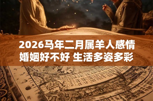 2026马年二月属羊人感情婚姻好不好 生活多姿多彩 2026马年二月属羊人感情婚姻好不好 生活多姿多彩