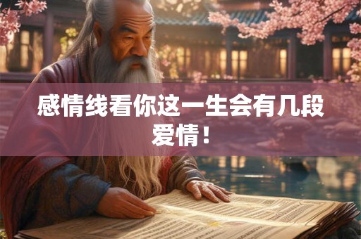 感情线看你这一生会有几段爱情！