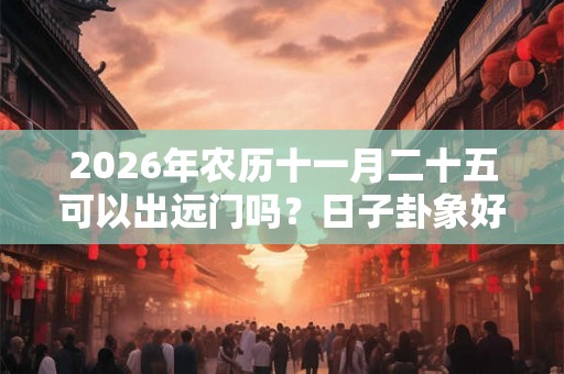 2026年农历十一月二十五可以出远门吗?日子卦象好吗? 2026年农历十一月二十五可以出远门吗?日子卦象好吗?