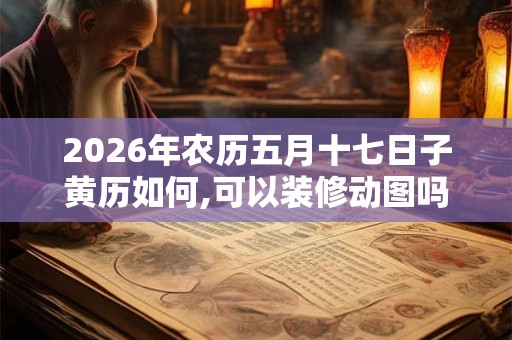 2026年农历五月十七日子黄历如何,可以装修动图吗？