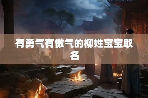 有勇气有傲气的柳姓宝宝取名