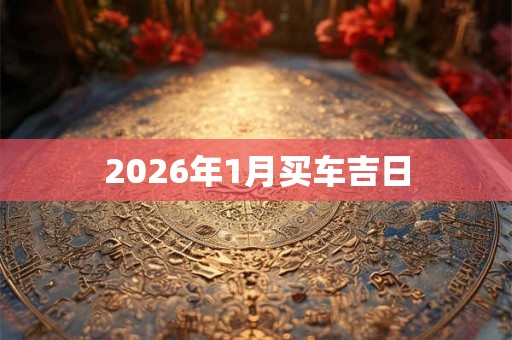 2026年1月买车吉日
