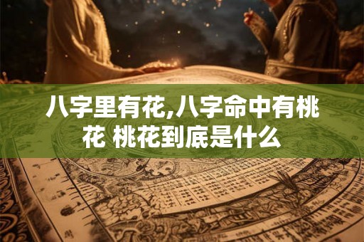 八字里有花,八字命中有桃花 桃花到底是什么