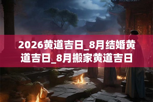 2026黄道吉日_8月结婚黄道吉日_8月搬家黄道吉日