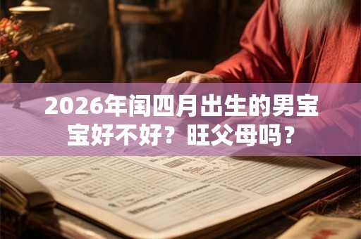 2026年闰四月出生的男宝宝好不好？旺父母吗？