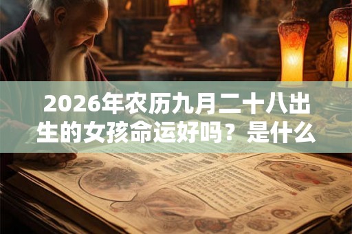 2026年农历九月二十八出生的女孩命运好吗?是什么性格? 2026年农历九月二十八出生的女孩命运好吗?是什么性格?