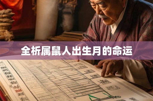 全析属鼠人出生月的命运