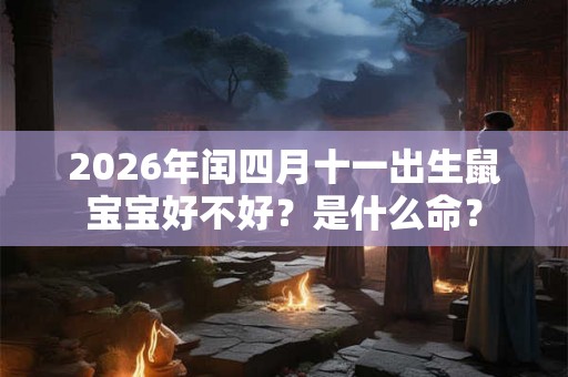 2026年闰四月十一出生鼠宝宝好不好？是什么命？